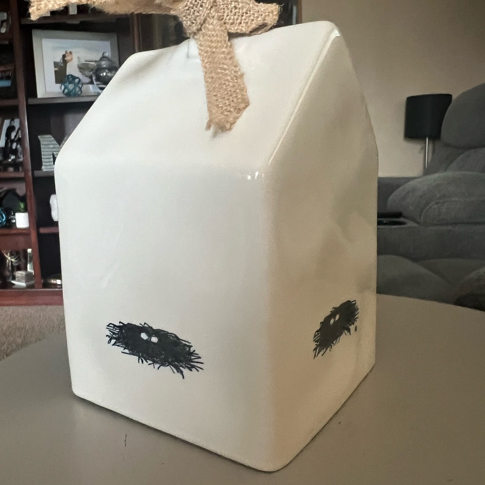 Authentic Rae Dunn NEST bird house. VERY RARE - Picture 4 of 4